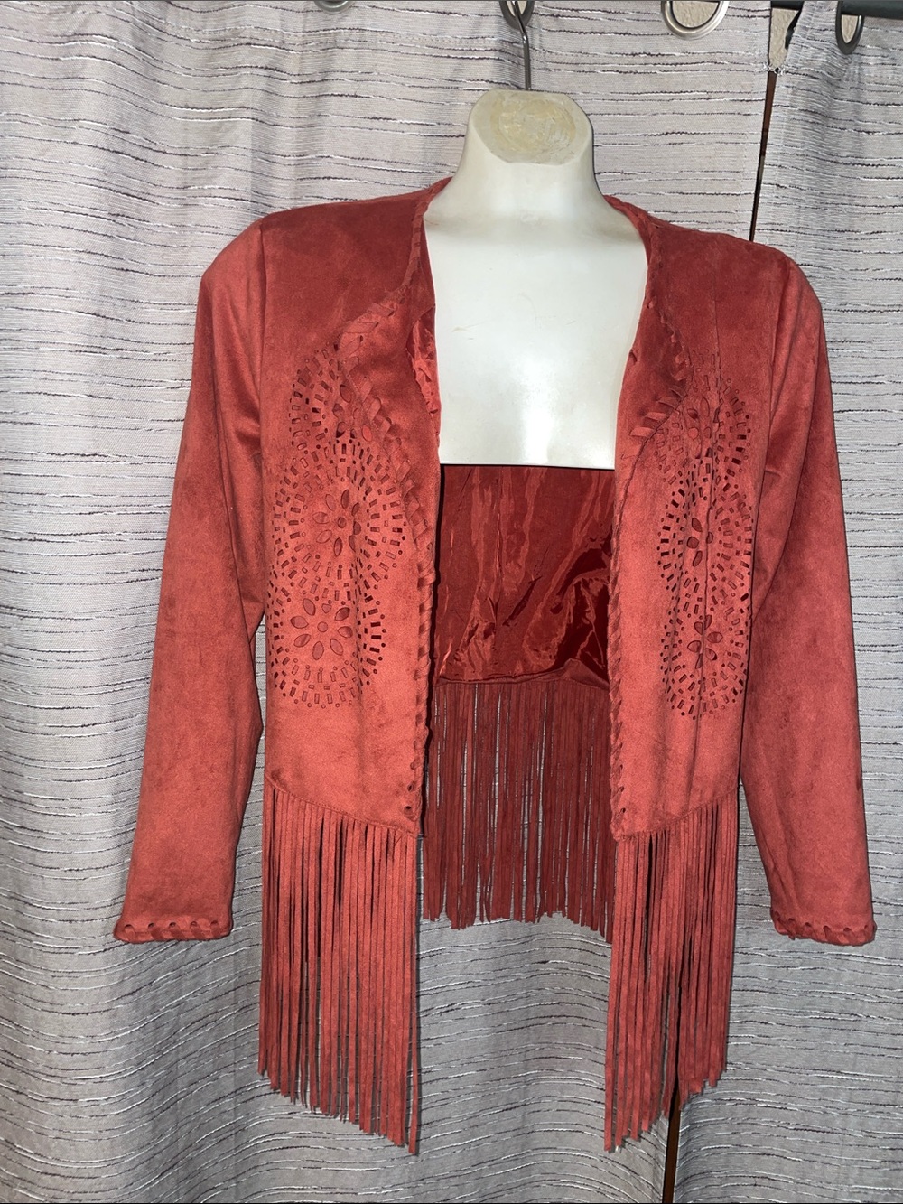 Ariat Fringe Faux Suede Jacket